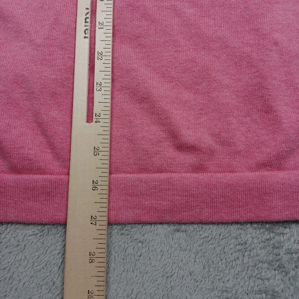 J Crew Sweater Mens XL Pink Preppy Pullover Cotton Crew Neck